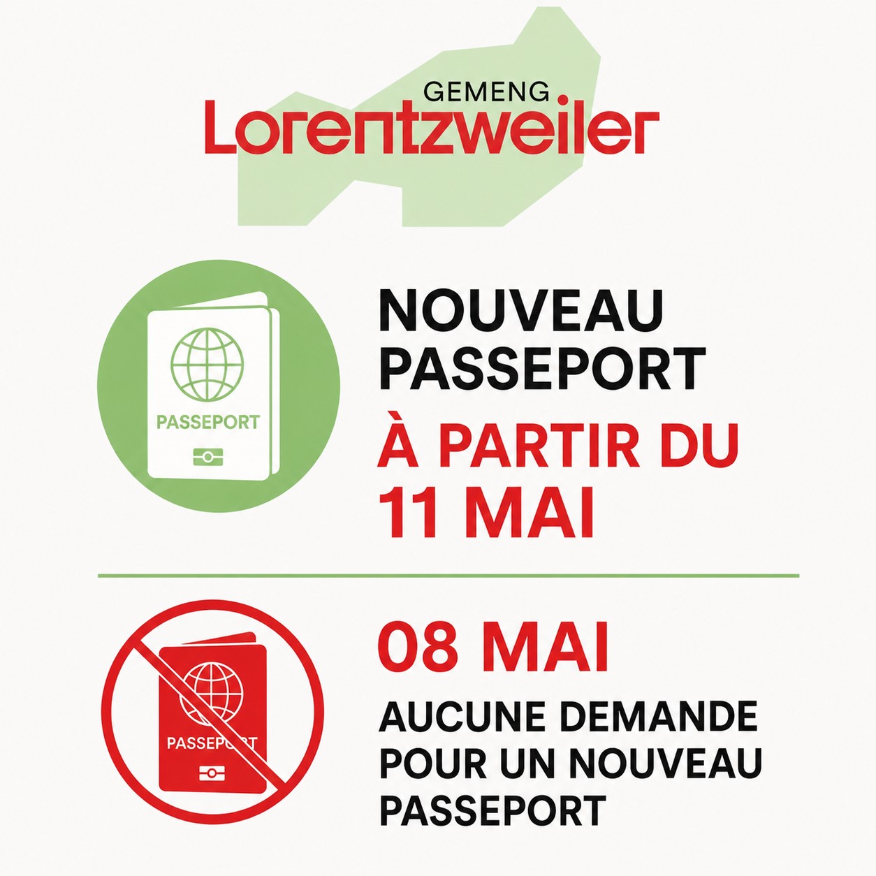 Image de l'actualité Le nouveau passeport luxembourgeois sera disponible à partir du 11 mai 2026.